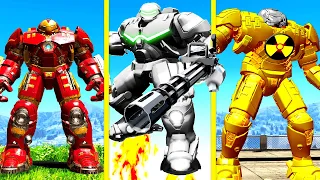 UPGRADING HULKBUSTER IRON MAN Into A GOD In GTA 5 Mods ... (Secret Powers!)