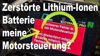 Zerstörte eine Lithium-Ionen-Batterie die Motorsteuerung meiner BMW 1250GS?