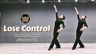 [W라인댄스] Lose Control Line Dance || Advanced - Rolling 8/Viennese Waltz || Demo