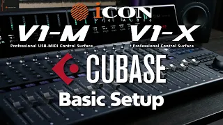 V1-M DAW Controller & V1-X DAW Control Expander Basic Setup with Cubase Nuendo