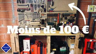 Je fabrique un établi pour moins de 100 €