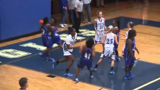 BARBERS HILL Lady Eagles vs. CE KING Lady Panthers Basketball Highlights ('15)