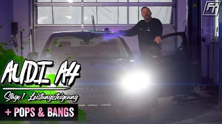 Audi A4 2.0 TFSI Ultra Tuning | Stage 1 + Pops & Bangs | FastTuning