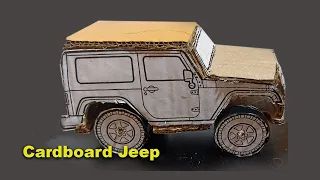 How to make Cardboard Jeep @MyRealHobbies