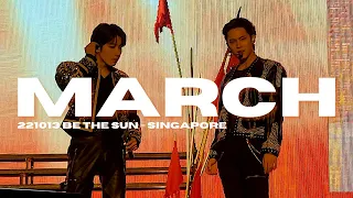 [4K] 221013 SEVENTEEN (세븐틴) - MARCH | 2022 BE THE SUN - SINGAPORE