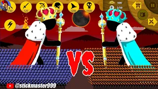 9999 ICE SWORDWRATH VS 9999 LAVA SWORDWRATH VS THE KING RAZEK | STICK WAR LEGACY | STICK MASTER