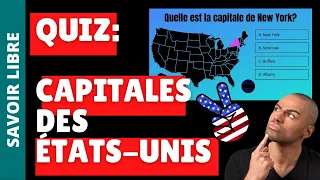 Connaissez-vous les capitales des 50 états des États-Unis? USA Quiz/Test/Trivia/Jeu