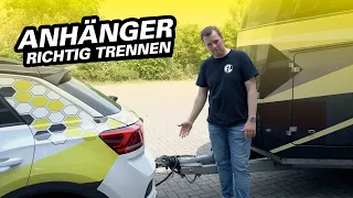 Anhänger richtig trennen [Tipps&Tricks] | Fahrschule Lindemann