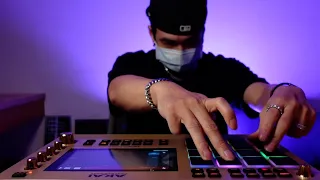 Finger Drumming｜ Akai MPC Live II ｜Hiphop Trap Rap Beat 取樣機 手指鼓 MPC Live 2 gold edition｜JEN$ZU人四