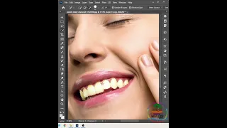 How to whiten teeth in photoshop 2023#shorts