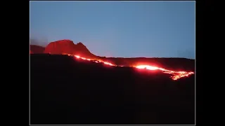 Ile de la Réunion,éruption du Piton de la Fournaise Février 2019