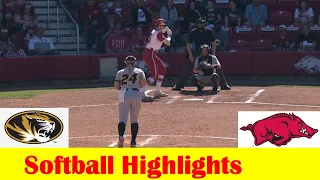 #11 Missouri vs #19 Arkansas Softball Game 3 Highlights, April 7 2024