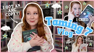 READING TAMING 7 aka my most anticipated release of 2024 | *a spoiler free vlog*