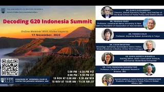 Decoding G20 Indonesia Summit