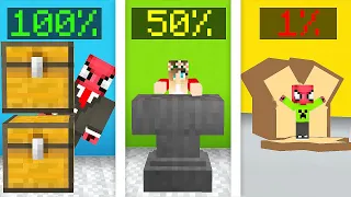 KÜÇÜK ORTA BÜYÜK SAKLAMBAÇ - Minecraft