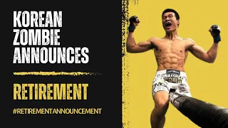 Korean Zombie Interview | The Korean Zombie Retirement  | UFC Singapore Retirement Fight