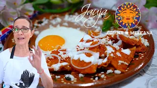 Los Mejores Chilaquiles Rojos Rancheros Con Huevos Estrellados Sin Salpicar Aceite