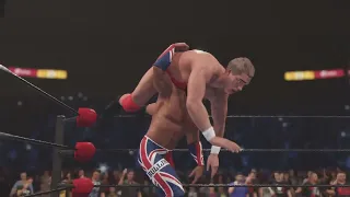 WWE 2K24 British Bulldog vs Alex Wright WCW Monday Nitro