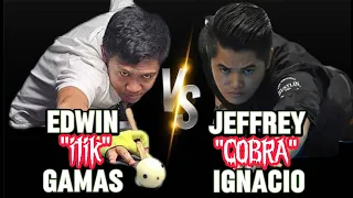 Jeffrey "COBRA" Ignacio 🆚 Edwin "ITIK" Gamas 🎱 10 balls parehas 🎱 Race 21💥