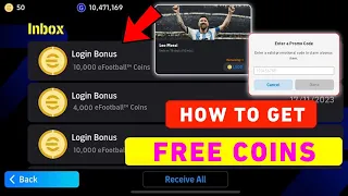 Trick To Get Promo Codes & Free Coins In eFootball 2024 Mobile
