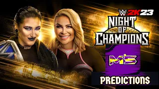 WWE 2K23: Night of Champions Rhea Ripley vs. Natalya SmackDown Women’s Championship