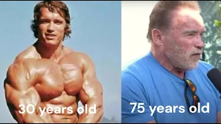 Arnold Schwarzenegger 1 to 75 years old