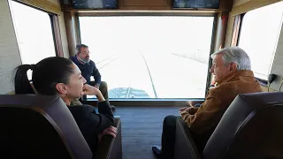 Recorrido en el tren del Aeropuerto General Felipe Ángeles