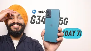 MOTO G34 5G After 7 Days Of Usage || IN DEPTH HONEST REVIEW ||