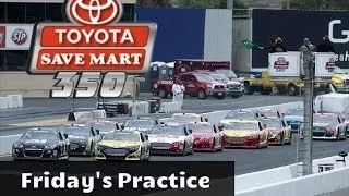 2014 Toyota Savemart 350 | Last 5 minutes of 1st Practice