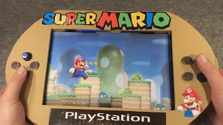 New Super Mario Bros. Wii. Cardboard Game. DIY