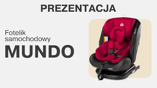 Fotelik Caretero Mundo - prezentacja