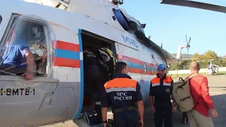 2018_Вылет вертолёта МЧС России в республику Крым.
