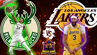 LAKERS VS BUCKS POSTGAME ! DOUBLE O.T THRILLER NO LEBRON