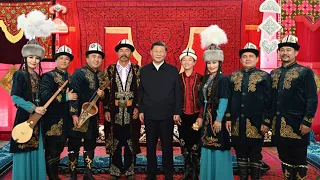 Xi Jinping's inspection tour to Xinjiang: Streams merge into great rivers