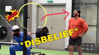 Elite PowerLifter's Fake Trainer Prank | Anatoly Gym Prank