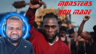 American Reacts To Burna Boy - Monsters You Made (Official Music Video)