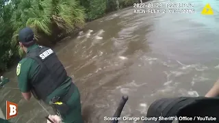 Hurricane Rescue: FL Deputies Save Woman Trapped in Raging Flood Waters