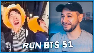 RUN BTS - 51 эпизод ⚡️ Празднование 50-го эпизода ⚡️ (3 часть) РЕАКЦИЯ