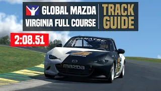 iRacing track guide | VIR Full Course (Global Mazda MX-5)