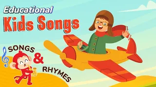 Future Jobs ✈️ Educational Kids Songs & Nursery Rhymes | Monkey Junior English for kids