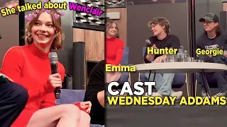 Emma Myers talked about WENCLAIR | Cast of Wednesday Addams