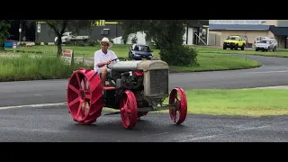 First test drive of 1922 Fordson F&N Tractor restoration