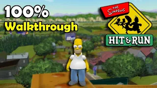 The Simpsons: Hit & Run - 100% Walkthrough (HD)