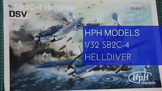 HPH Models 1/32 SB2C-4 Helldiver (HPH32036R) Review