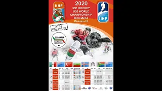 2020 IIHF ICE HOCKEY U20 WORLD CHAMPIONSHIP Division III: Bulgaria - Chinese Taipei