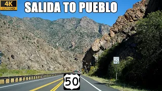 US-50 East in Colorado: Salida to Pueblo | Rocky Mountains to Great Plains | Amazing Scenic Drive