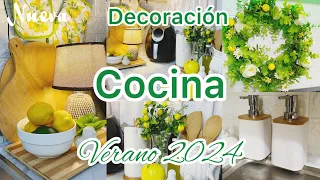 Nueva Decoración fresca y sencilla cocina verano 2024 🍋Ideas para cocina en verano 🍋 Summer decor 🌿