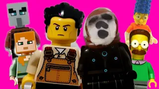 ♪ GHOSTFACE vs LEATHERFACE THE MUSICAL - Lego Parody Song