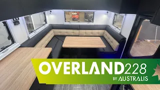 Overland 22.8ft Couples Caravan Internal Overview