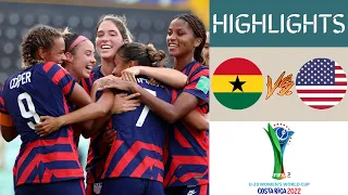 🇬🇭 Ghana vs U$A 🇺🇸 Women's World Cup U20 Championship Highlights | Group D